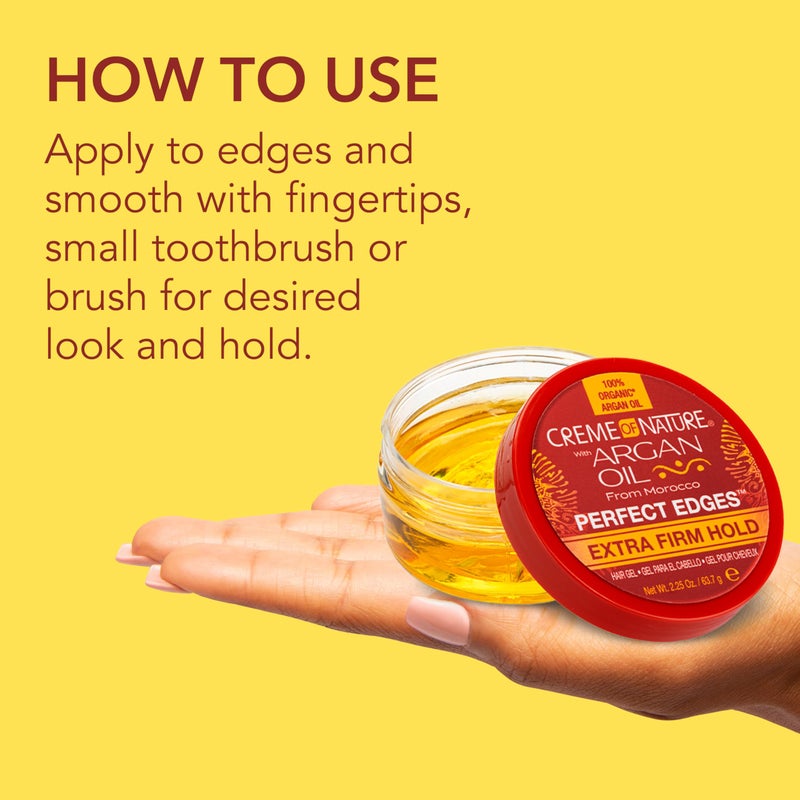 Creme of Nature Argan Oil Perfect Edges Extra Hold, 2.25 Oz (214040) - Image 5